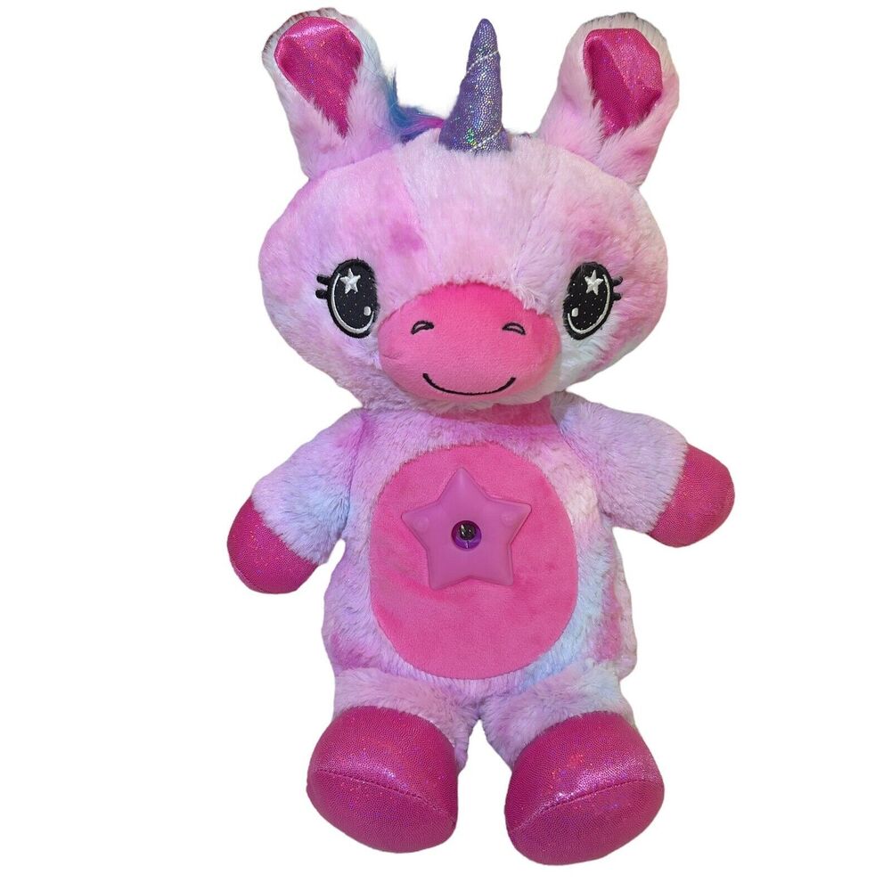 Star Belly Dream Lites Pink 14” Unicorn Plush Night Light Stuffed Animal‎ Toy